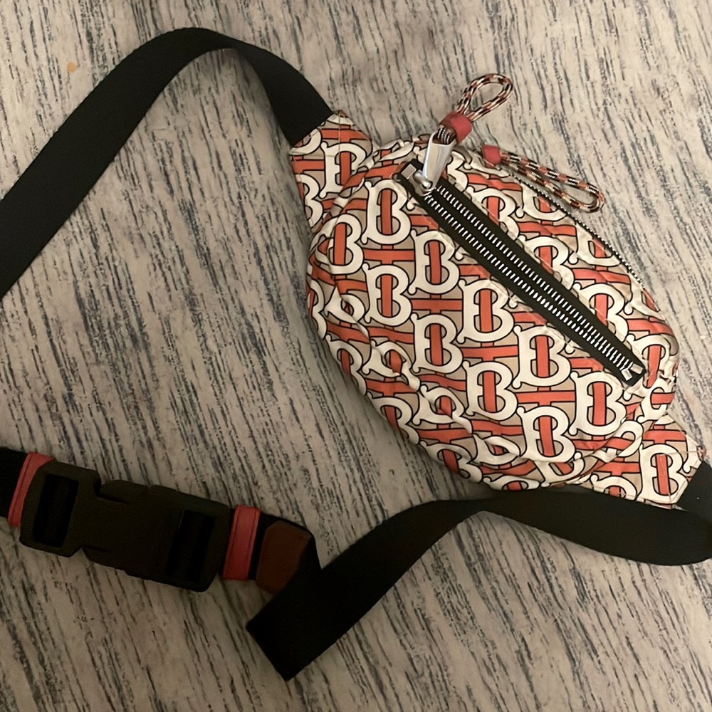 BURBERRY MONOGRAM BUM BAG WITH RECEIPT OF AUTHENTICITY